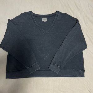 American Eagle oversized gray sweater size small